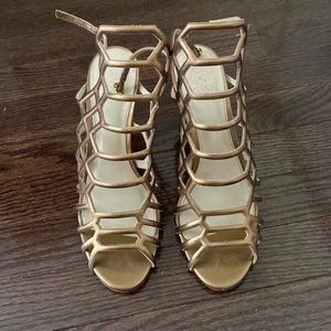 Vince Camuto Gold heels